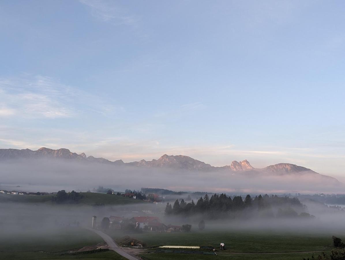 Appartamento Koenigsblick Poppler Hopferau Esterno foto