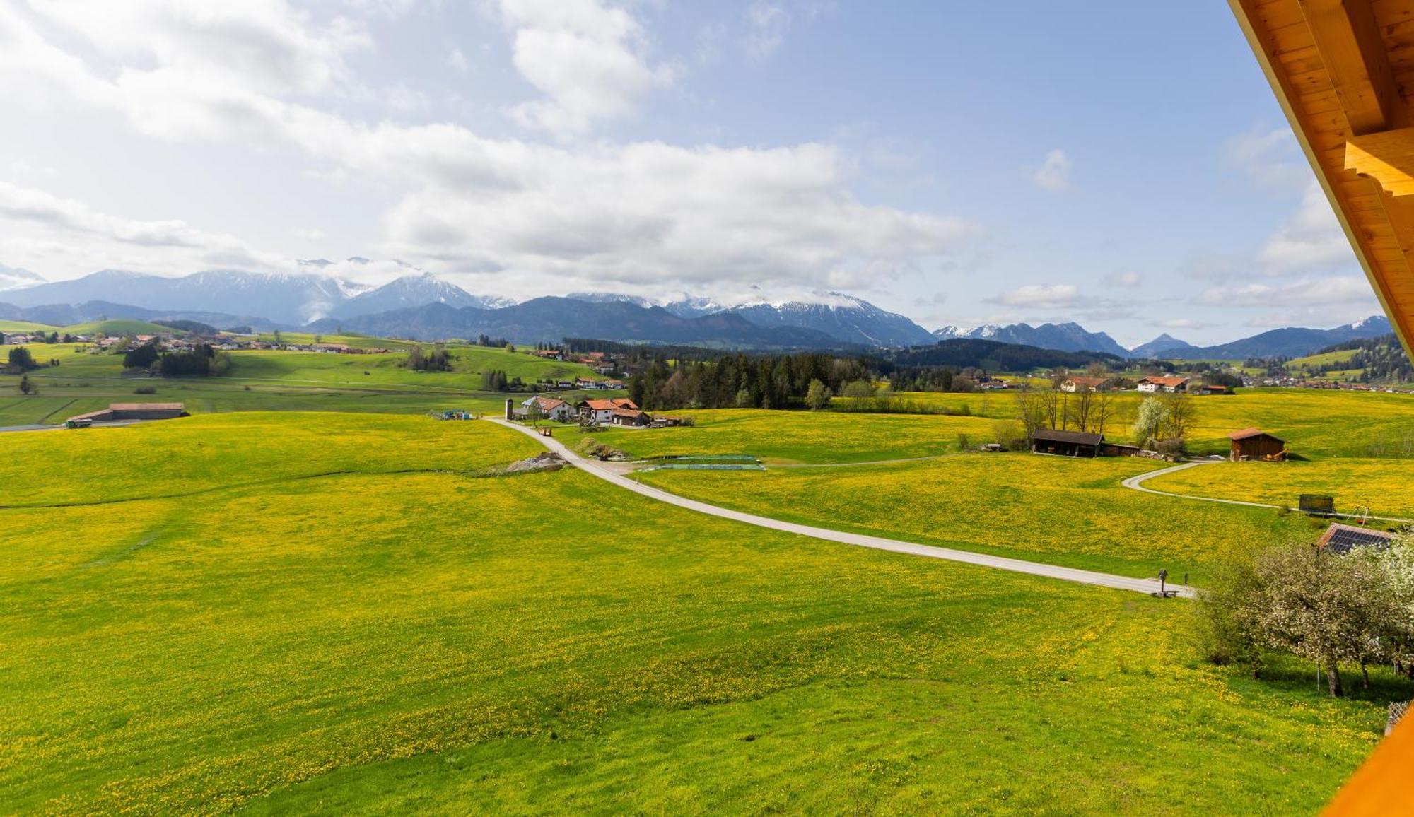 Appartamento Koenigsblick Poppler Hopferau Esterno foto